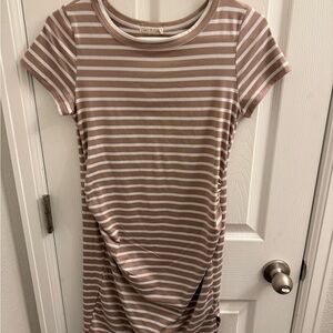 Maternity stretch bodycon dress